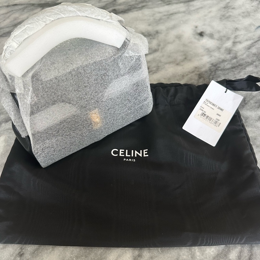 Celine Mini 16 in Satinated Calfskin - Picture 7 of 16